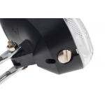 Predné svetlo na bicykel Vellberg Trinity strieborné